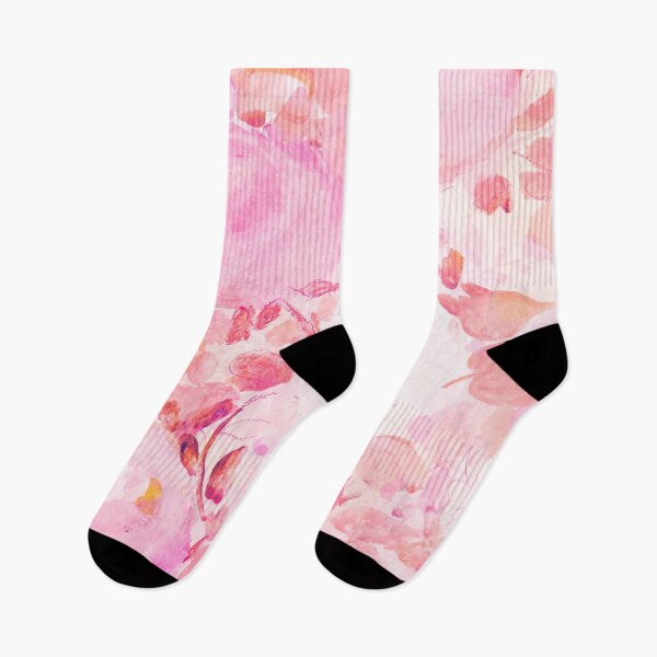 Item preview, Pink and white Floral Abstract  designed and sold by Sue Zipkin.