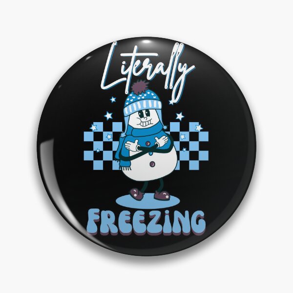 Item preview, Literally Freezing Retro Snowman 4 designed and sold by SimplyMe-Plus.