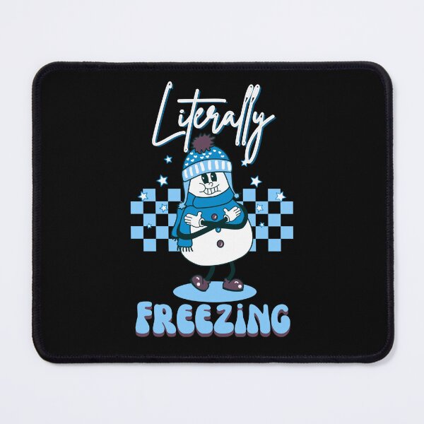 Item preview, Literally Freezing Retro Snowman 4 designed and sold by SimplyMe-Plus.