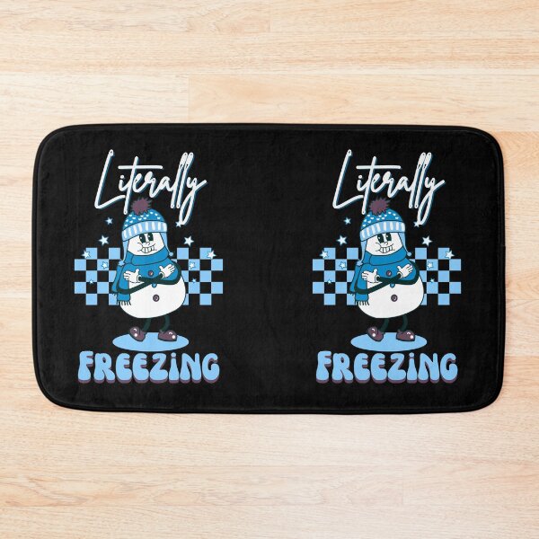 Item preview, Literally Freezing Retro Snowman 4 designed and sold by SimplyMe-Plus.