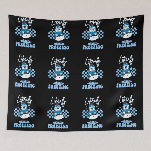 Item preview, Literally Freezing Retro Snowman 4 designed and sold by SimplyMe-Plus.