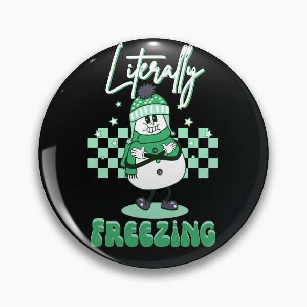 Item preview, Literally Freezing Retro Snowman 5 designed and sold by SimplyMe-Plus.