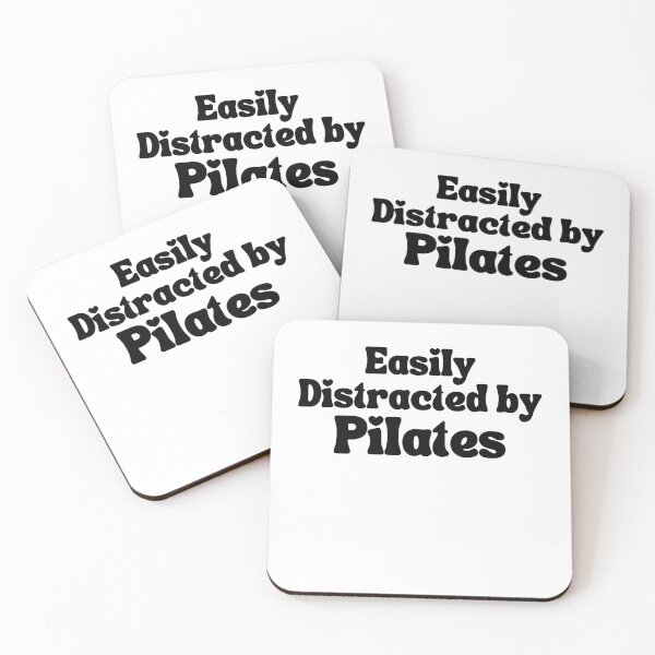 Item preview, Easily Distracted by Pilates Funny Pilates Trainer Students Saying Gift designed and sold by MouDantArts.