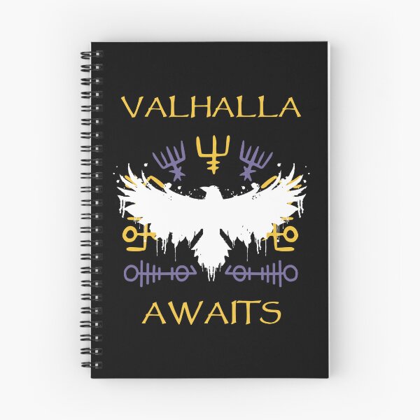 Item preview,  Valhalla Awaits - Yellow Purple Viking Raven designed and sold by Georgy09.