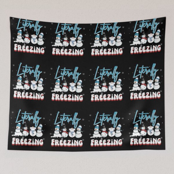 Item preview, Literally Freezing Snowmen designed and sold by SimplyMe-Plus.