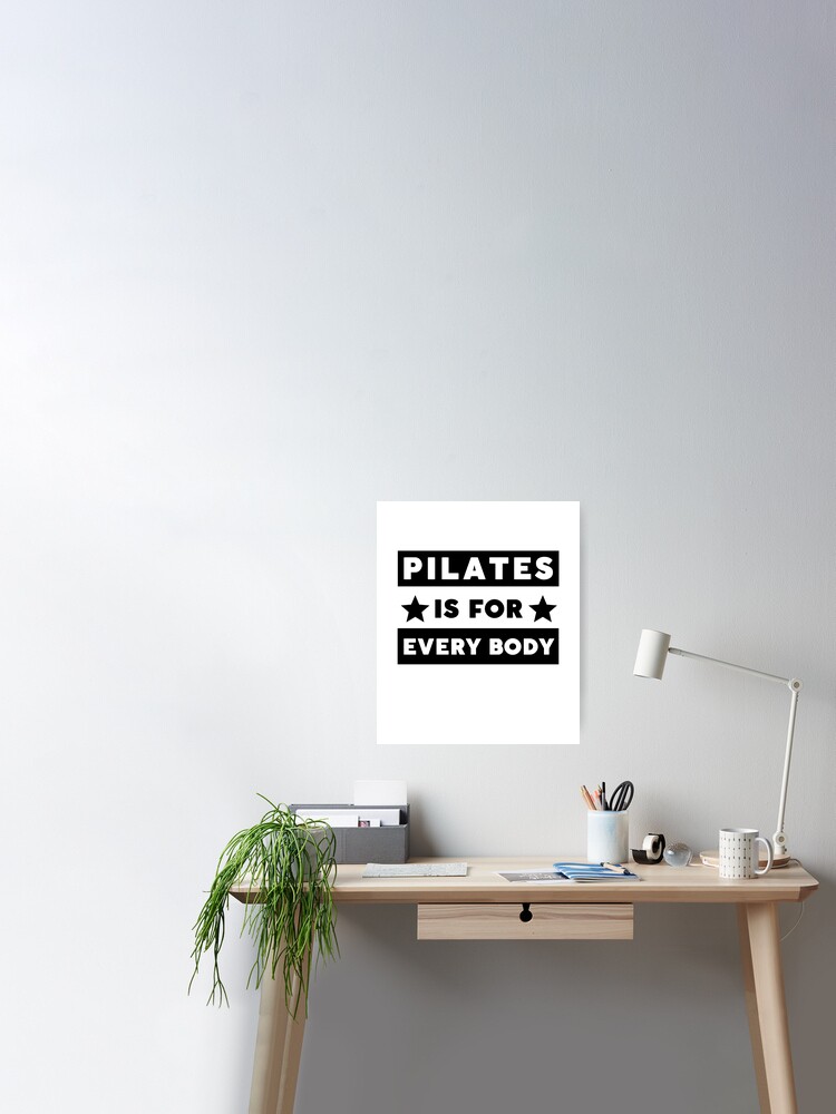 Pilates workout, Pilates quote, Pilates gifts, Pilates helps Sticker for  Sale by cyhdesign