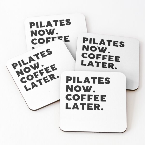 Item preview, Pilates Now Coffee Later Funny Pilates Trainer Coffee lover gift designed and sold by MouDantArts.
