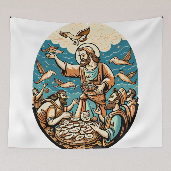 Item preview, Jesus Feeds the 5000 designed and sold by Art4Christ.