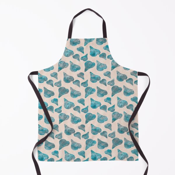 Item preview, Teal textured hearts on pale peach designed and sold by JoKoNz.