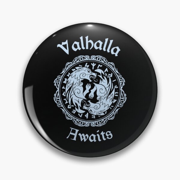 Item preview,  Valhalla Awaits - Yellow Purple Viking Wolfs designed and sold by Georgy09.