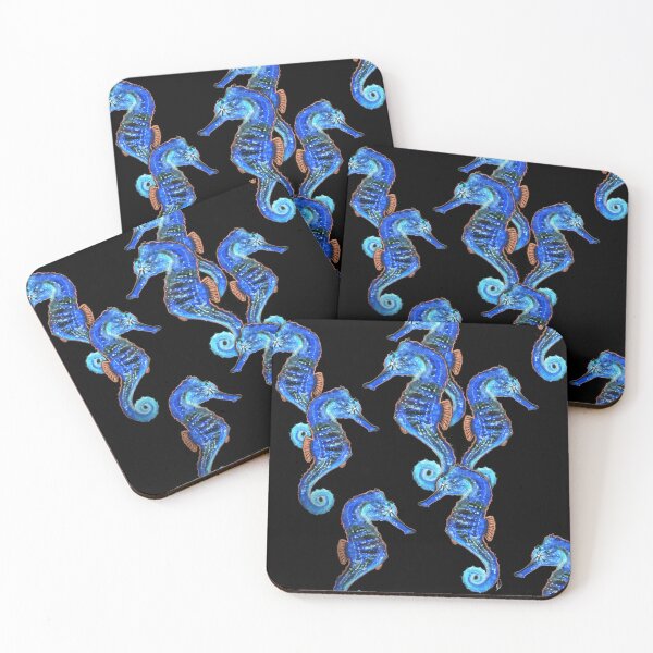 Item preview, Seahorses in blue designed and sold by GorgeousScience.