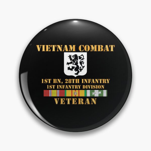 Item preview, Army - Vietnam Combat Infantry Veteran w 1st Bn 28th Inf  - 1st ID designed and sold by Military Insignia Products.