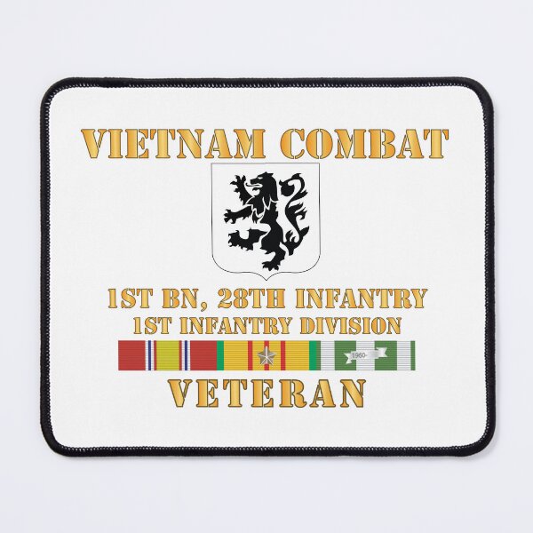 Item preview, Army - Vietnam Combat Infantry Veteran w 1st Bn 28th Inf  - 1st ID designed and sold by Military Insignia Products.