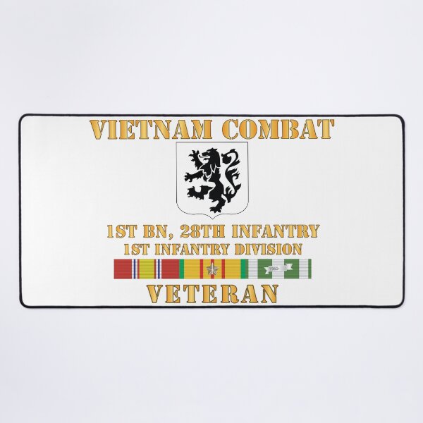 Item preview, Army - Vietnam Combat Infantry Veteran w 1st Bn 28th Inf  - 1st ID designed and sold by Military Insignia Products.