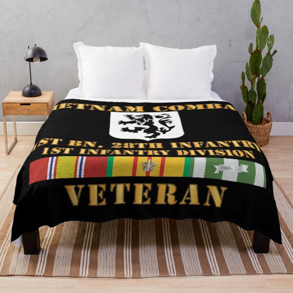 Item preview, Army - Vietnam Combat Infantry Veteran w 1st Bn 28th Inf - 1st ID designed and sold by Military Insignia Products.