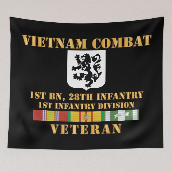 Item preview, Army - Vietnam Combat Infantry Veteran w 1st Bn 28th Inf  - 1st ID designed and sold by Military Insignia Products.
