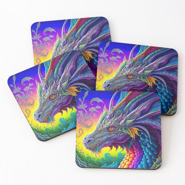 Item preview, Colorful Fantasy Dragon Two designed and sold by Rednellanad.