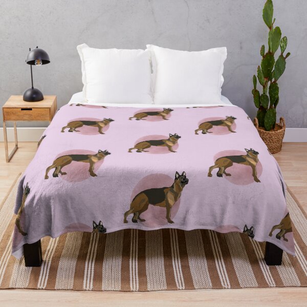 Item preview, German Shepherd pink background  designed and sold by royaldesigns28.