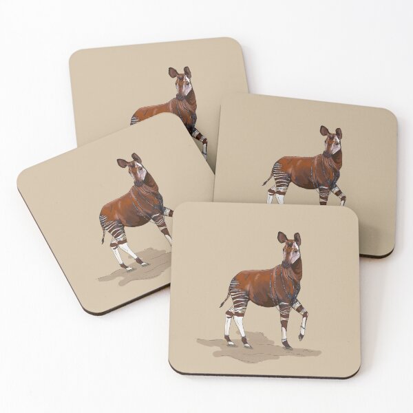 Item preview, Congolese Okapi With Beads designed and sold by Valeria Sandoval Carrasco.