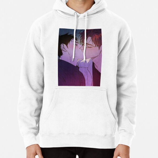 Anime Muscle Guys Boys Yaoi Male Characters Gay Art Paintings Tonbokiri  Adult PullOver Hoodie by 7angelm  Pixels