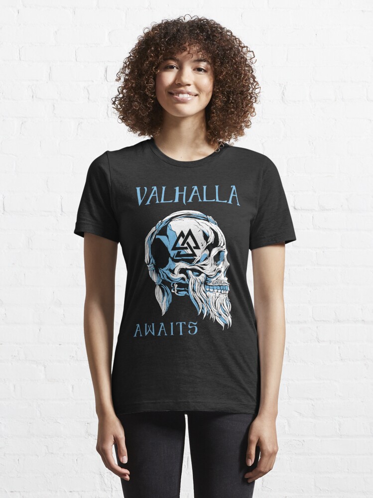 We Will Meet In Valhalla T-Shirt, Valhalla Skull, Thor