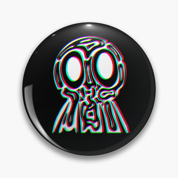 Item preview, 3d Tribal Skull - 3d Trippy Skull designed and sold by mikeymadness.