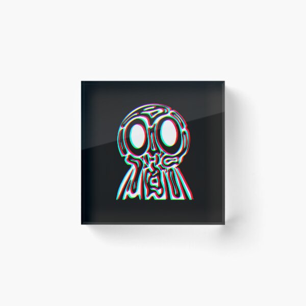 Item preview, 3d Tribal Skull - 3d Trippy Skull designed and sold by mikeymadness.