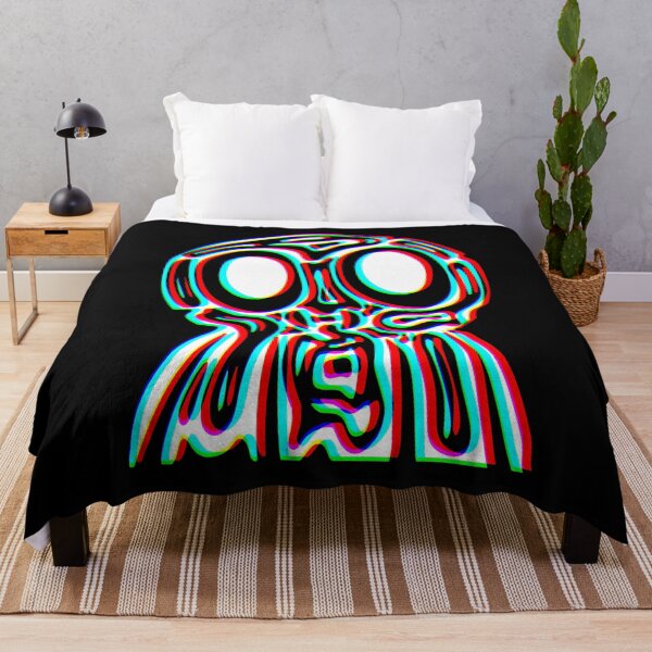 Item preview, 3d Tribal Skull - 3d Trippy Skull designed and sold by mikeymadness.