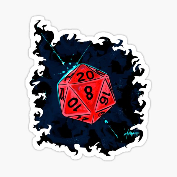 Eldritch Red Drum Sticker