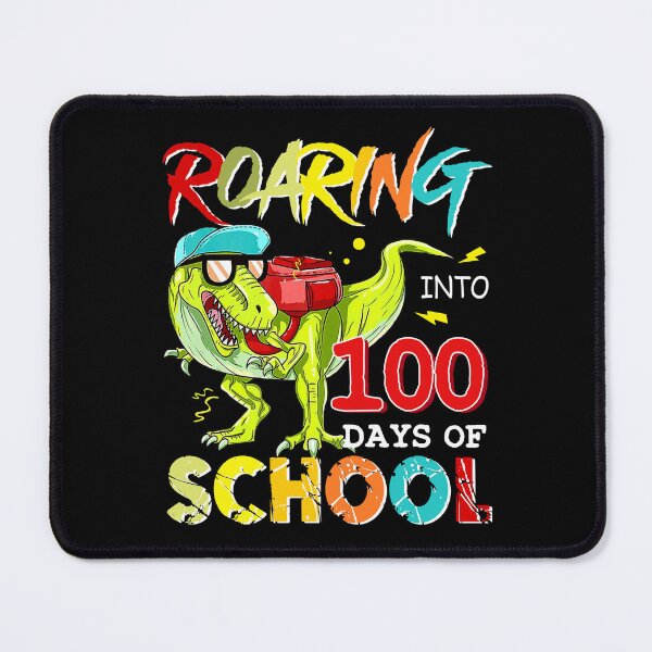 Item preview, Roaring Into 100 Days Of School Dinosaur Rex Boys designed and sold by SamArtistbyAUS.