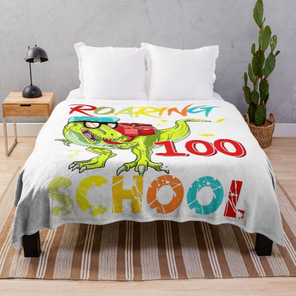 Item preview, Roaring Into 100 Days Of School Dinosaur Rex Boys designed and sold by SamArtistbyAUS.