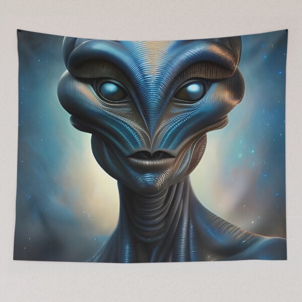 Item preview, Alien portrait designed and sold by 4Seasons.