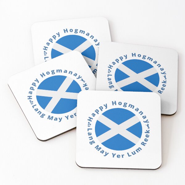 Item preview, Happy Hogmanay Lang May Yer Rum Leek Scottish New Year's Eve designed and sold by ModkMerch.