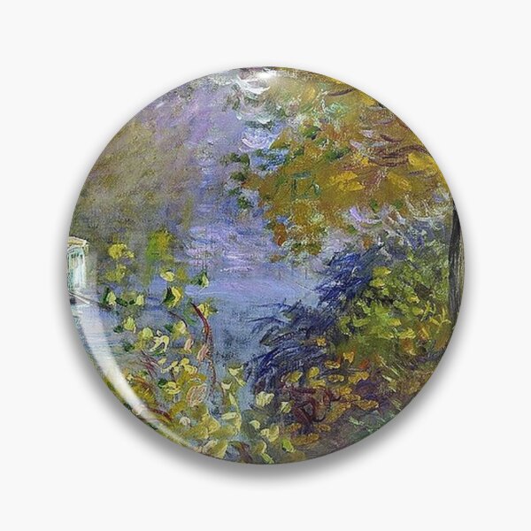 Item preview, The Studio Boat by Claude Monet designed and sold by tomorrowsart.