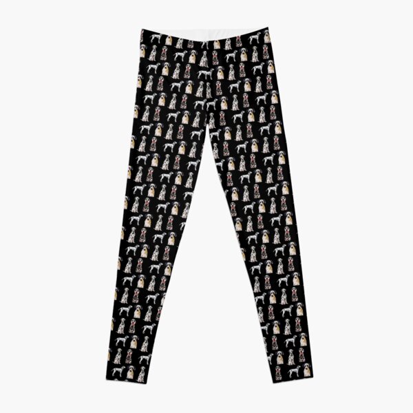 Black And White Dalmatian Leggings for Sale