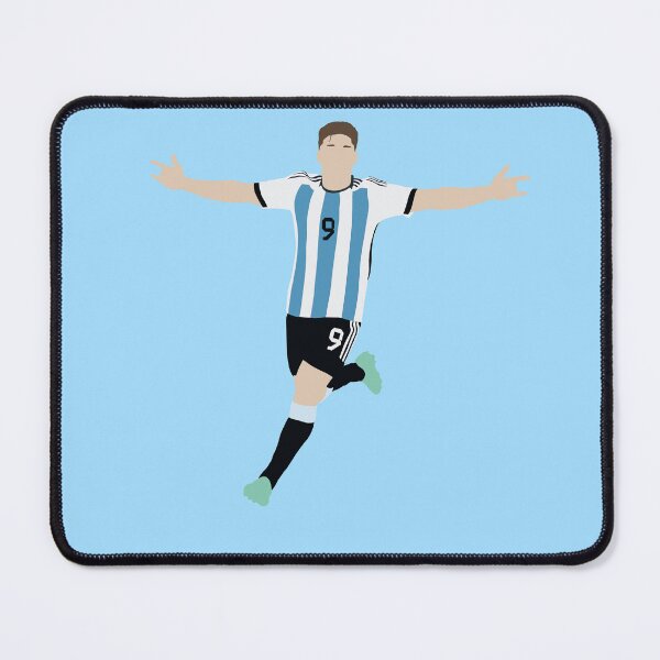 Item preview, Julian Alvarez Argentina Striker Goal Celebration designed and sold by shahstickerinc.