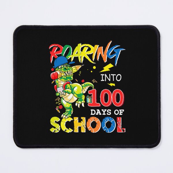 Item preview, Roaring Into 100 Days Of School Dinosaur Rex Boys designed and sold by SamArtistbyAUS.