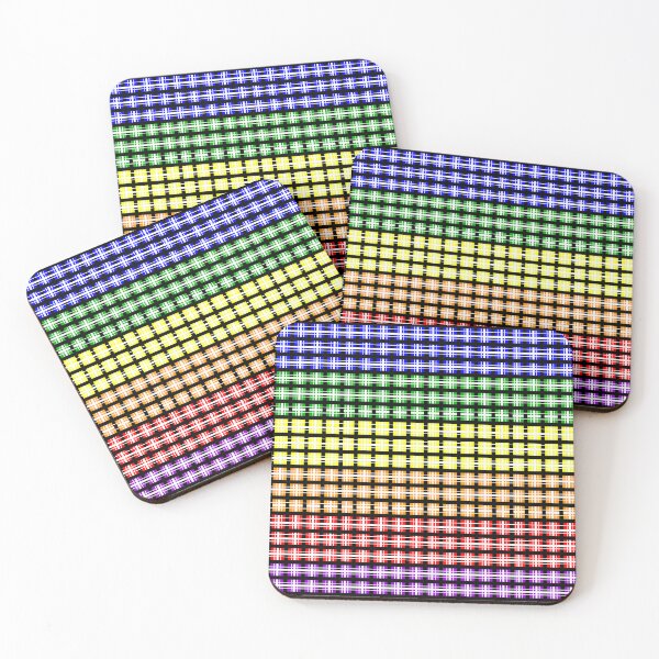 Item preview, Rainbow Plaid Pattern designed and sold by Anthony Seeker.