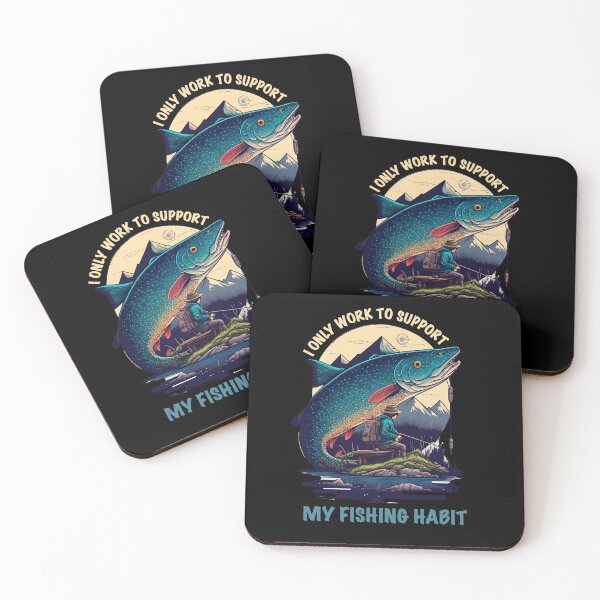 Item preview, I only work to support my fishing habit designed and sold by TopRatedArtist.