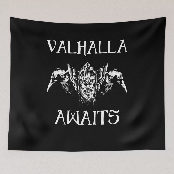 Item preview,  Valhalla Awaits - Viking with Raven designed and sold by Georgy09.