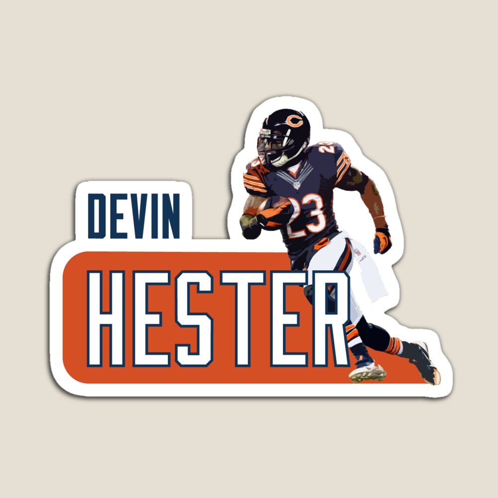 Devin Hester bears Orange Skyline Signed Autographed Framed 