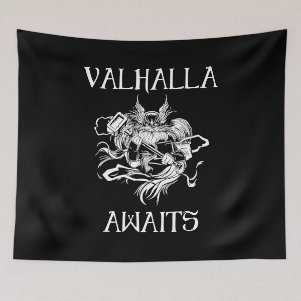 Item preview,  Valhalla Awaits - Viking with Hammer designed and sold by Georgy09.