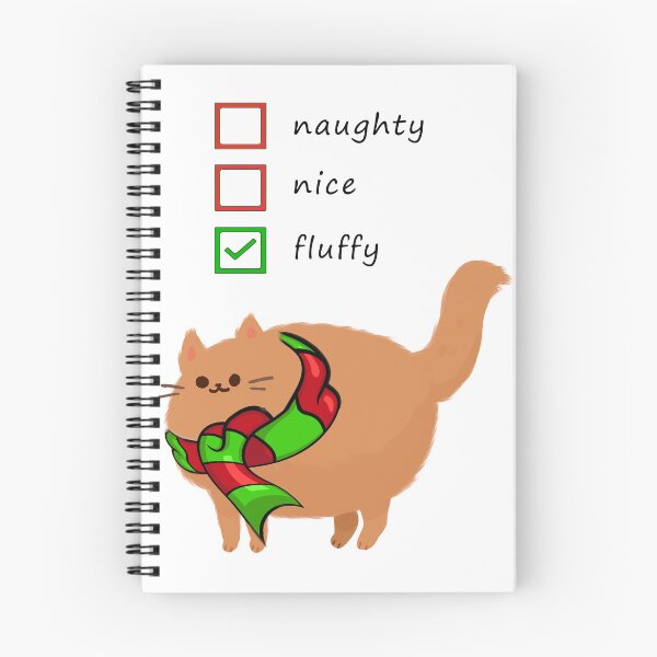 Item preview, Naughty Nice Checklist, Christmas Cats, Funny Cat Shirt, Cat Christmas, Cat Christmas Sweater designed and sold by Siela.