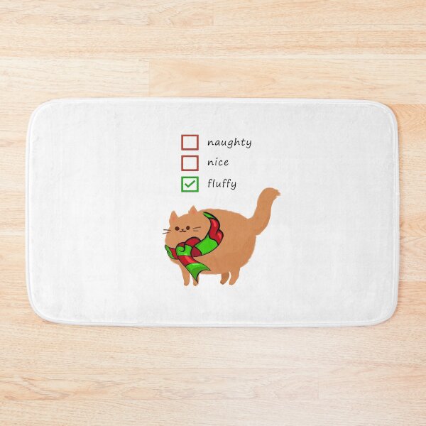 Item preview, Naughty Nice Checklist, Christmas Cats, Funny Cat Shirt, Cat Christmas, Cat Christmas Sweater designed and sold by Siela.