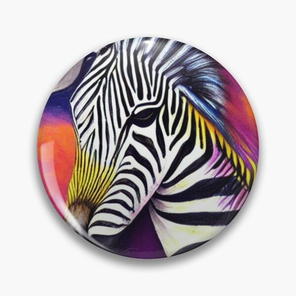 Item preview, African Zebra with Sunset Watercolor  designed and sold by Huesoffun.