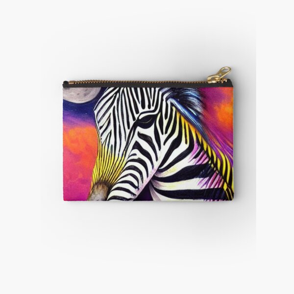 Item preview, African Zebra with Sunset Watercolor  designed and sold by Huesoffun.