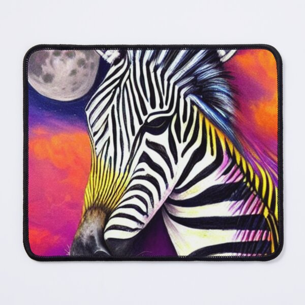 Item preview, African Zebra with Sunset Watercolor designed and sold by Huesoffun.