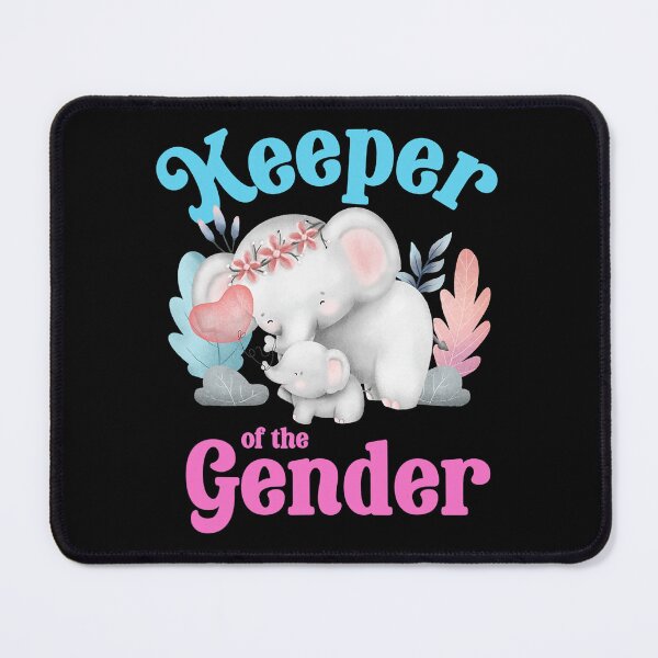 Item preview, Elephant Keeper Of The Gender Cute Baby Reveal Party designed and sold by Helbon-art.
