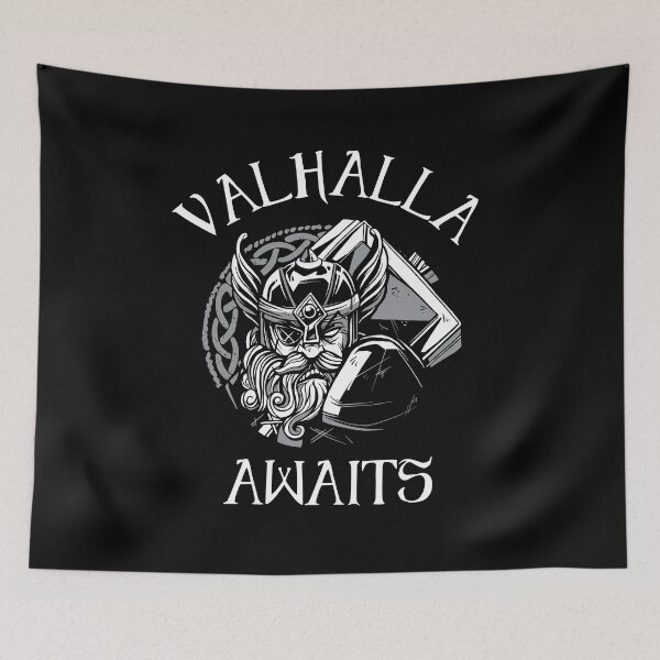 Item preview,  Valhalla Awaits - Odin Viking God designed and sold by Georgy09.
