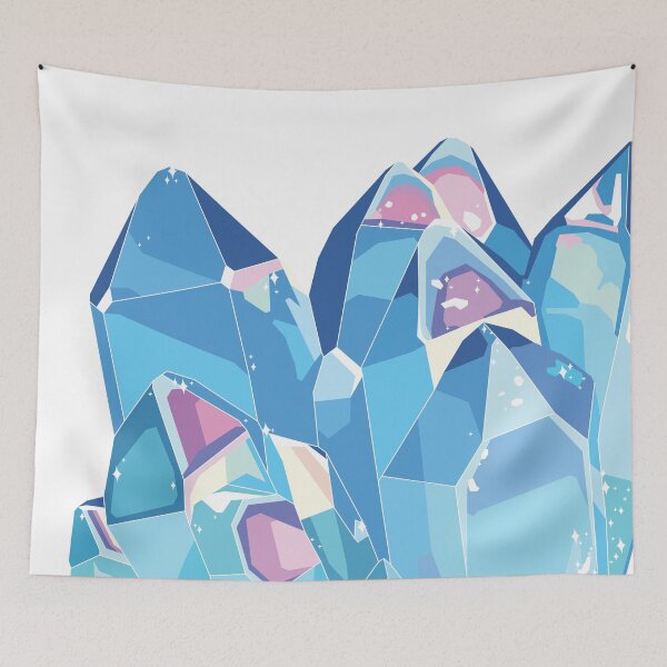 Item preview, Blue Crystal Angel Aura Quartz Gemstone designed and sold by sundrystudio.